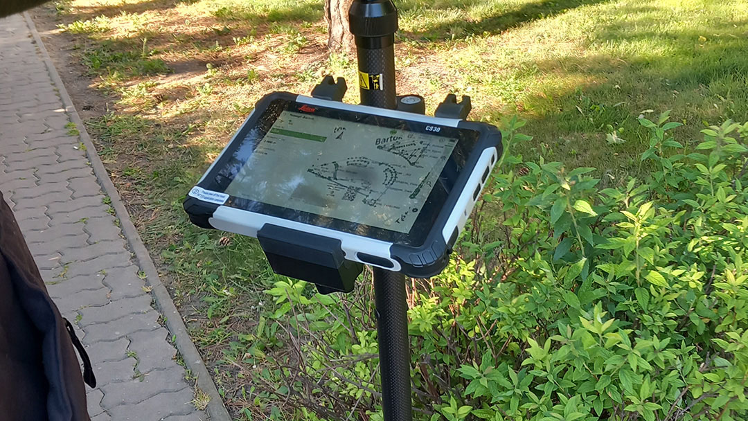 IG-Atlas alkalmazás előnyei a terepi munkák során: IG-Atlas városüzemeltetési szoftver zöldterület felmérése során GPS jeladóval - Info-Garden