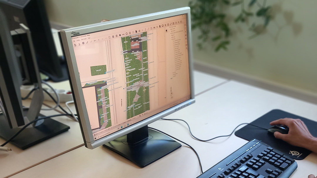 Városüzemeltetési térinformatikai szoftver használat közben - Info-Garden